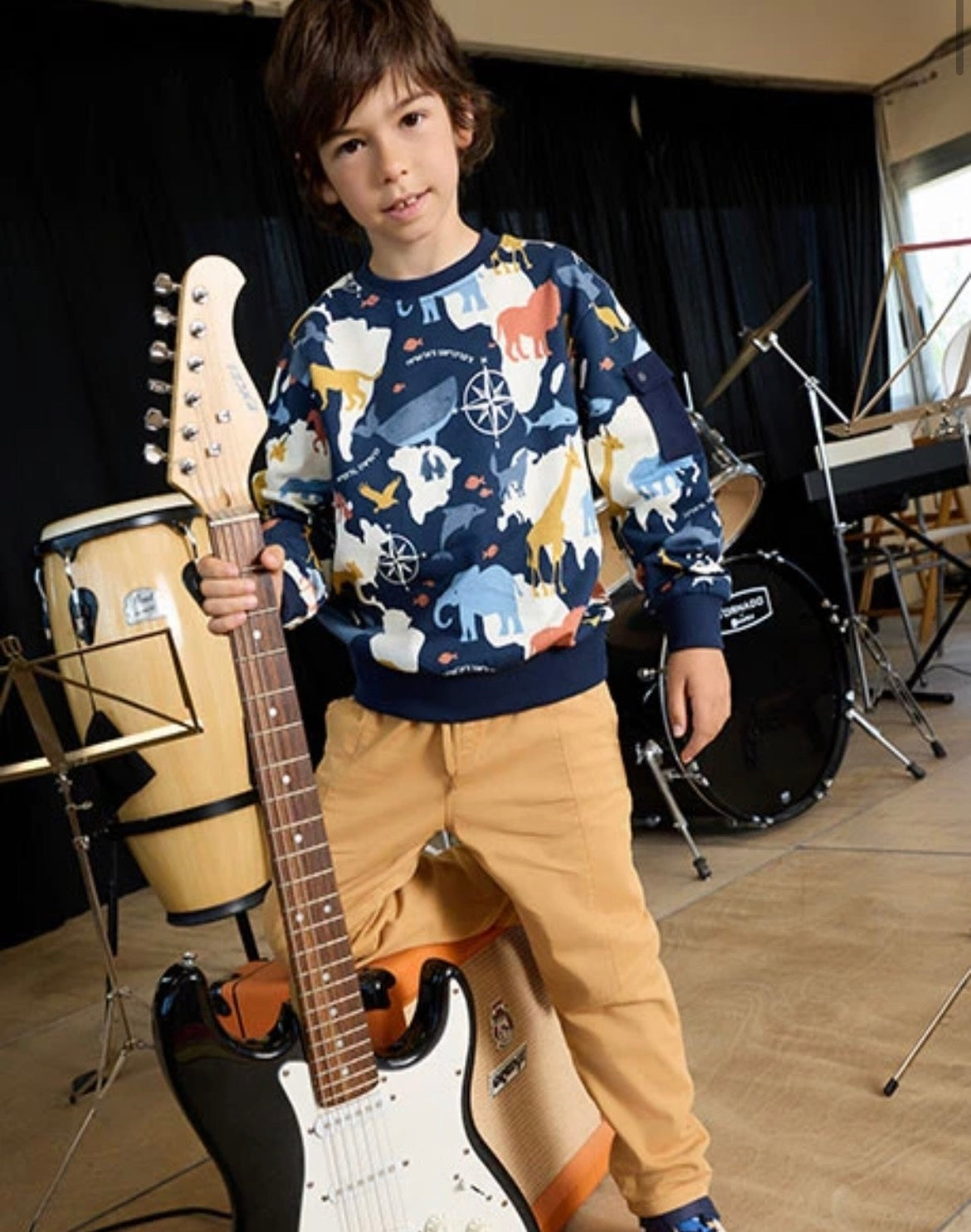 Sudadera Felpa Estampada