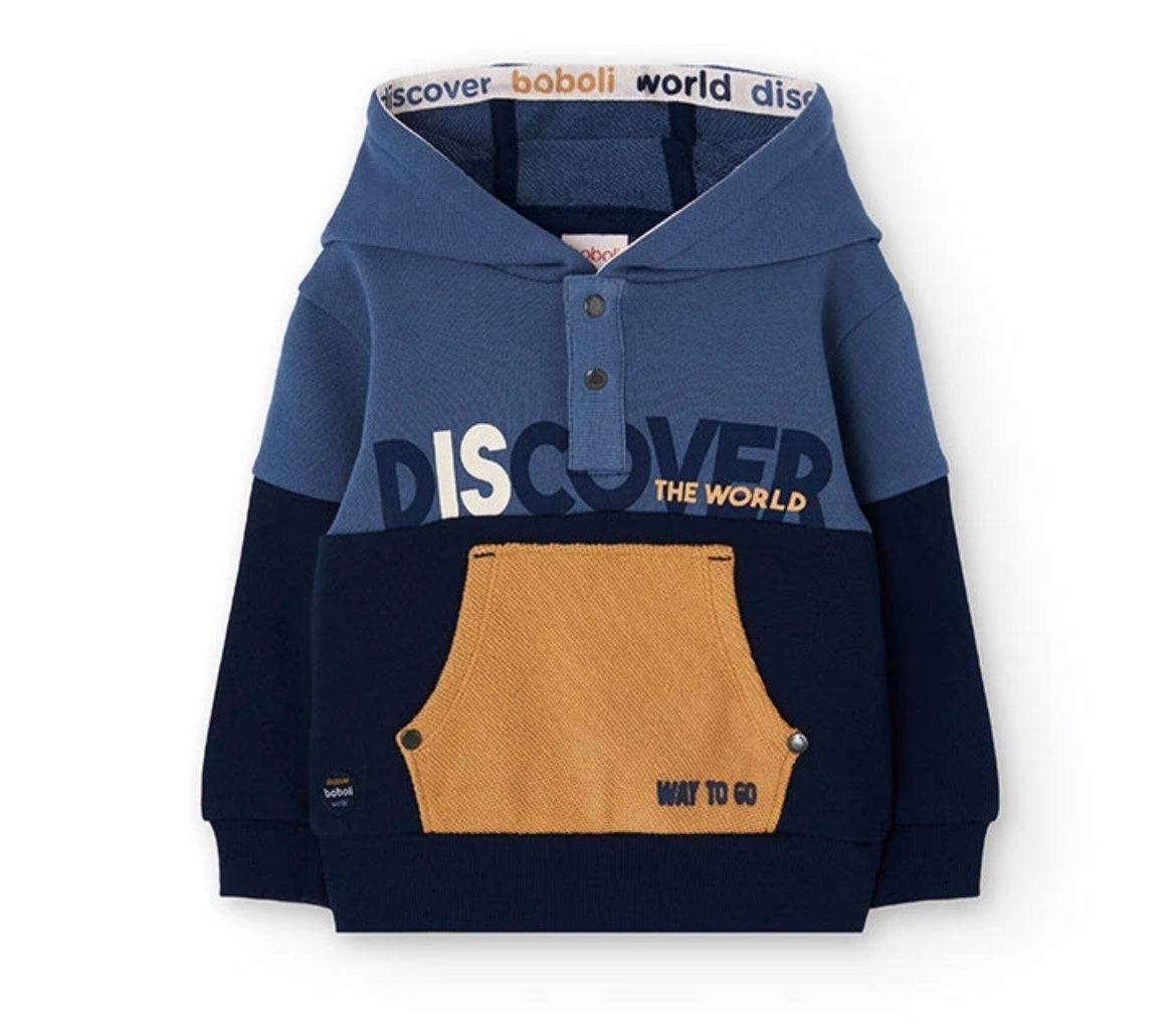 Sudadera Felpa Con Bolsillo Niño