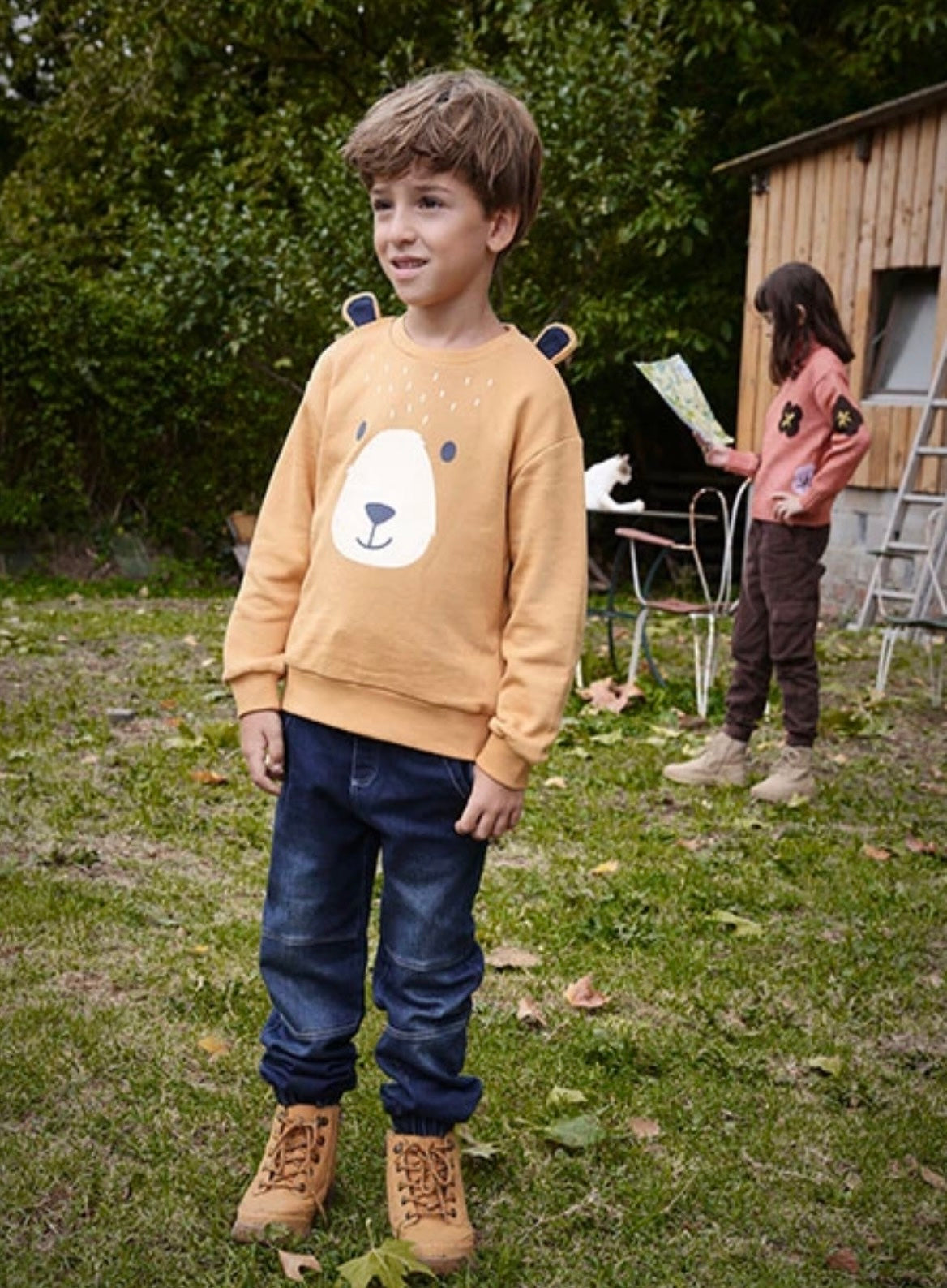 Pantalón Denim Punto  Niño