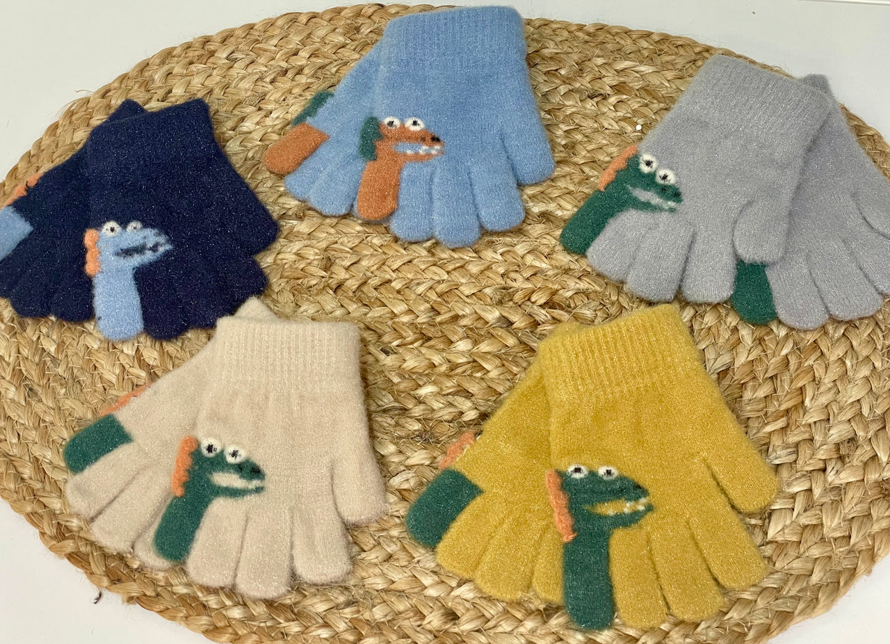 Guantes Infantiles Dinosaurio