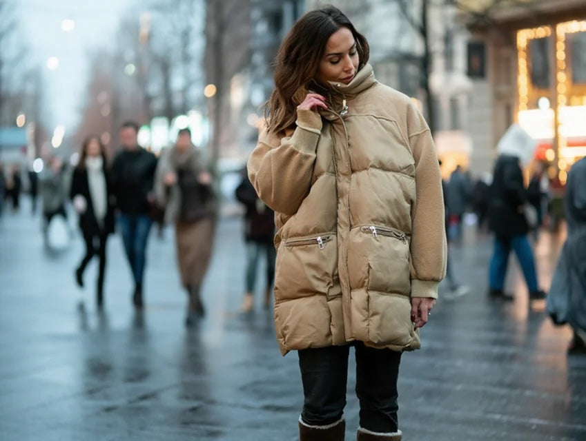 Abrigo Largo Tostado