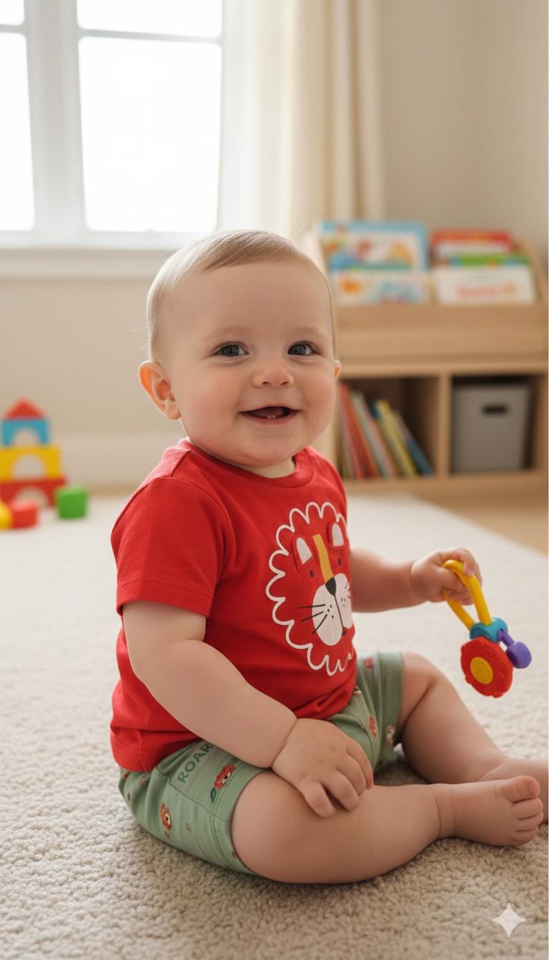 Conjunto Camiseta y Pantalón Bebé  Niño