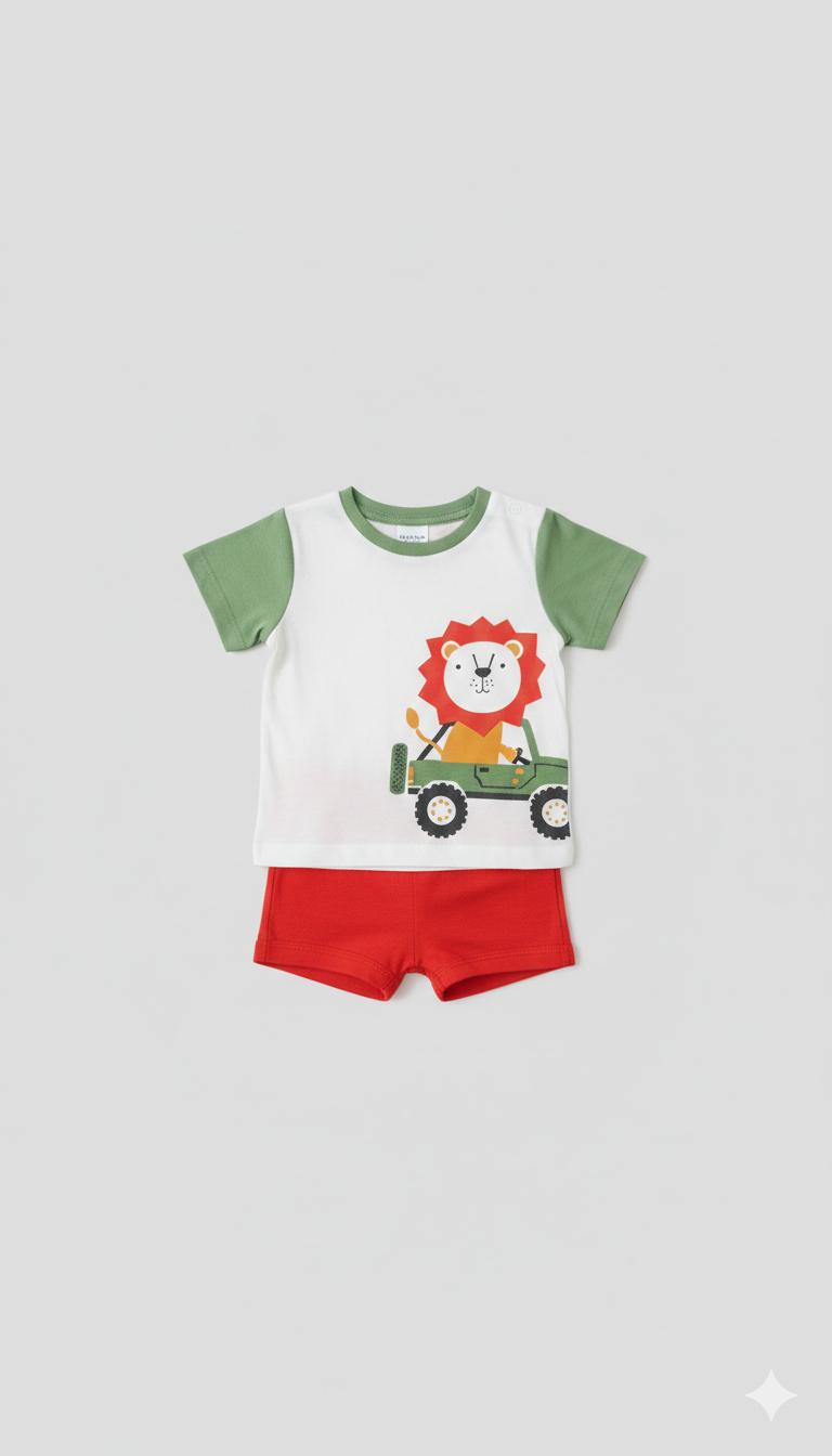 Conjunto Camiseta y Pantalón Bebé Niño