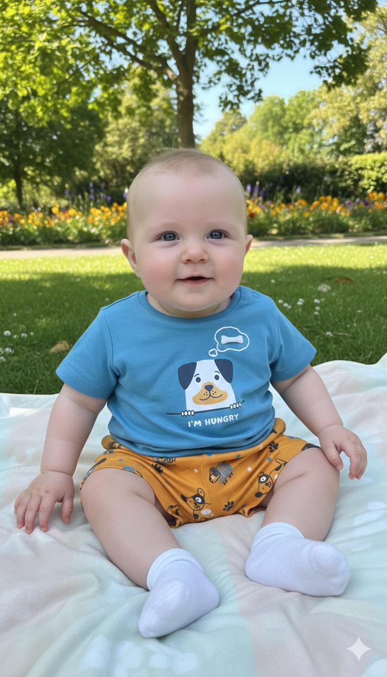 Conjunto Camiseta Y Pantalón bebé Niño