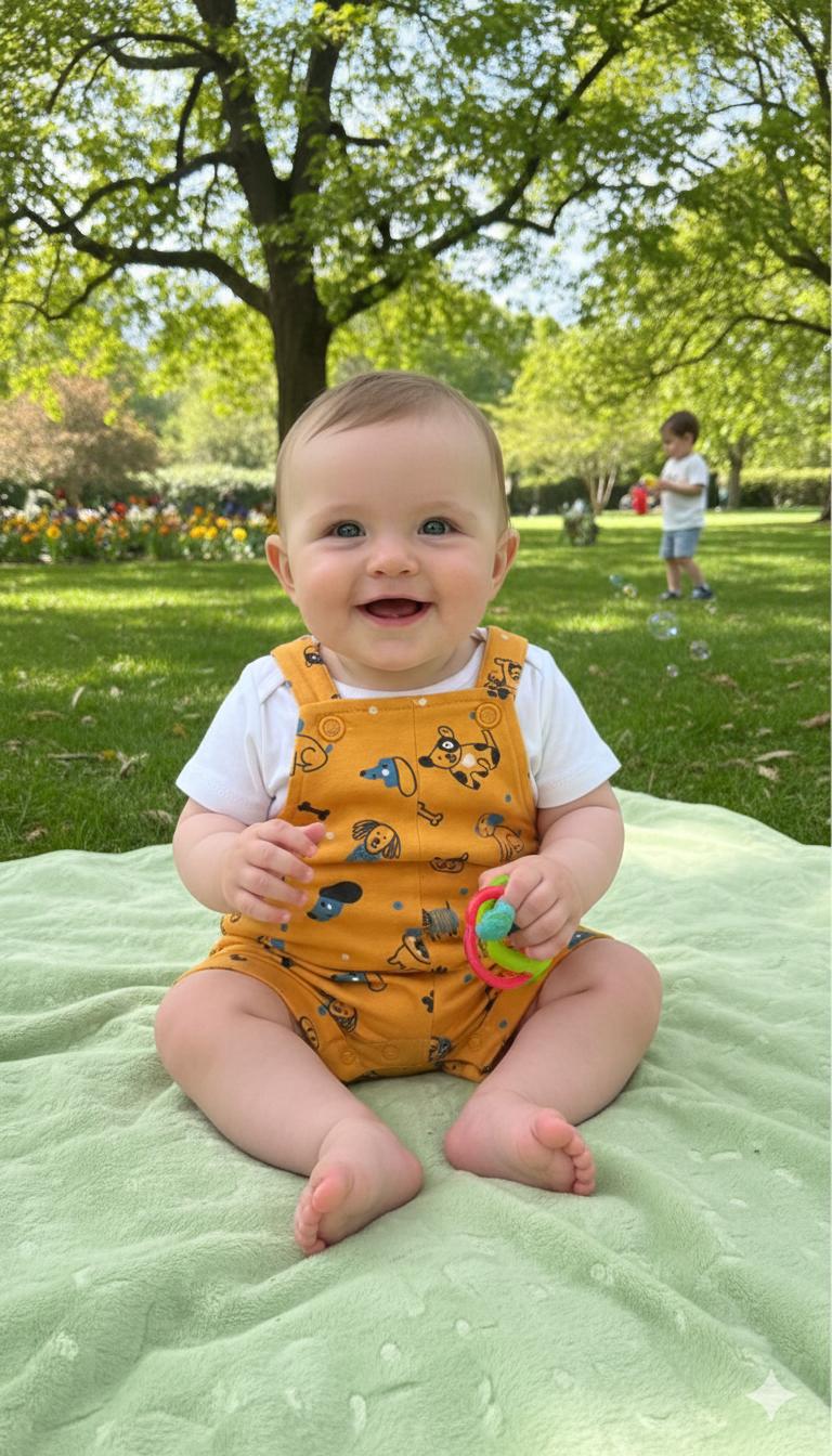 Conjunto Camiseta y Peto Bebé