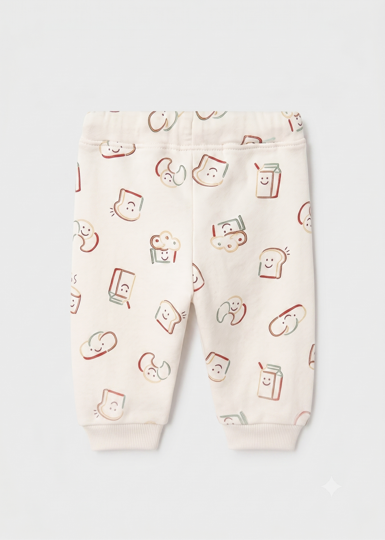 Pantalón largo con puño bebé unisex.