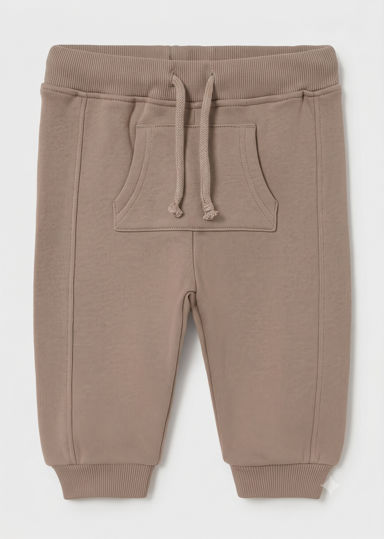 Pantalón largo con puño bebé unisex.