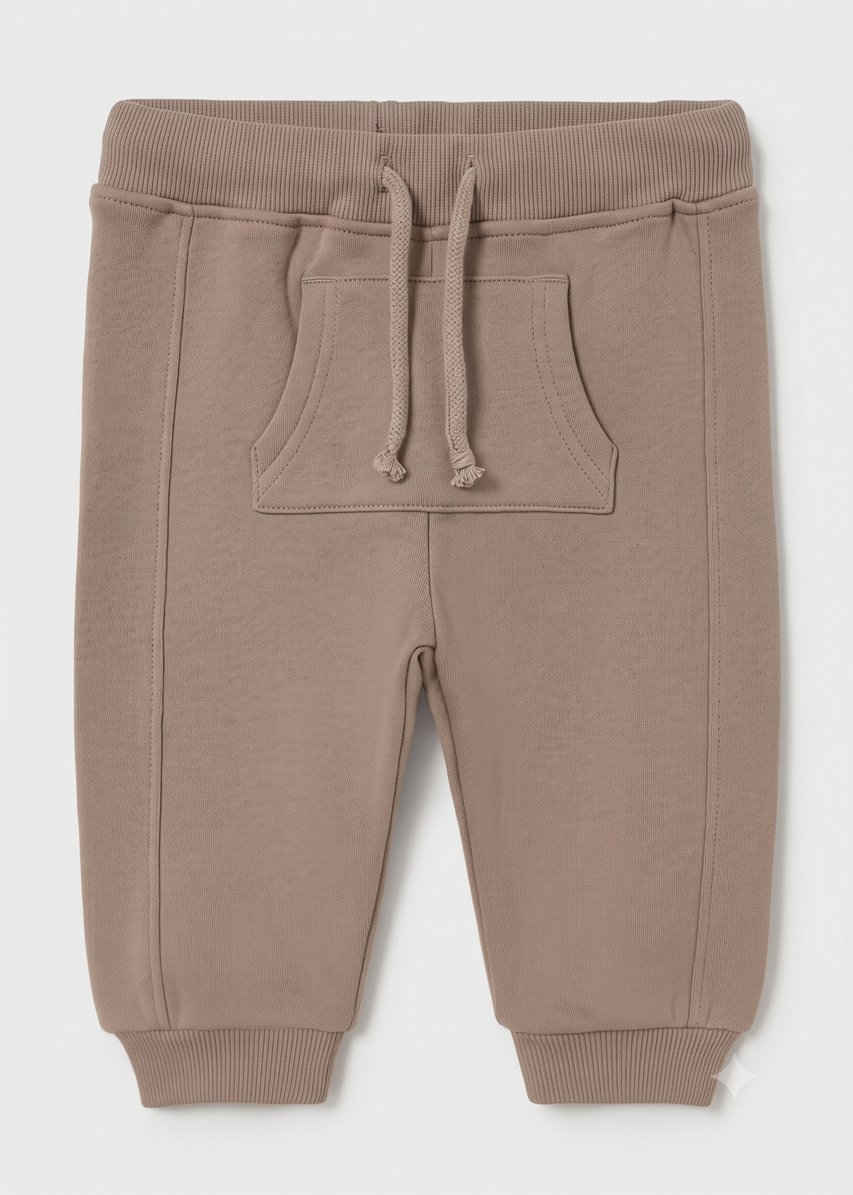 Pantalón largo con puño bebé unisex.