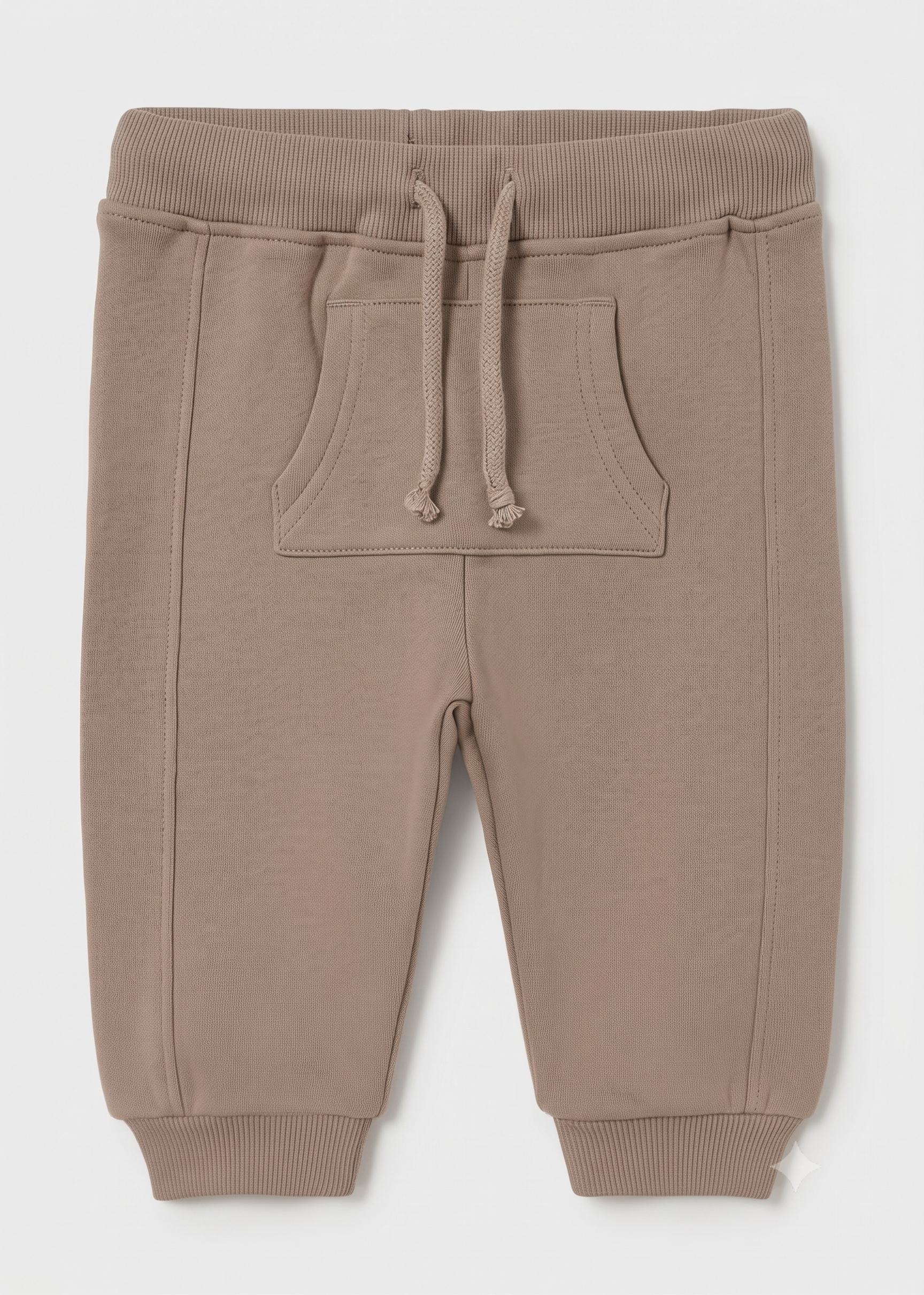 Pantalón largo con puño bebé unisex.
