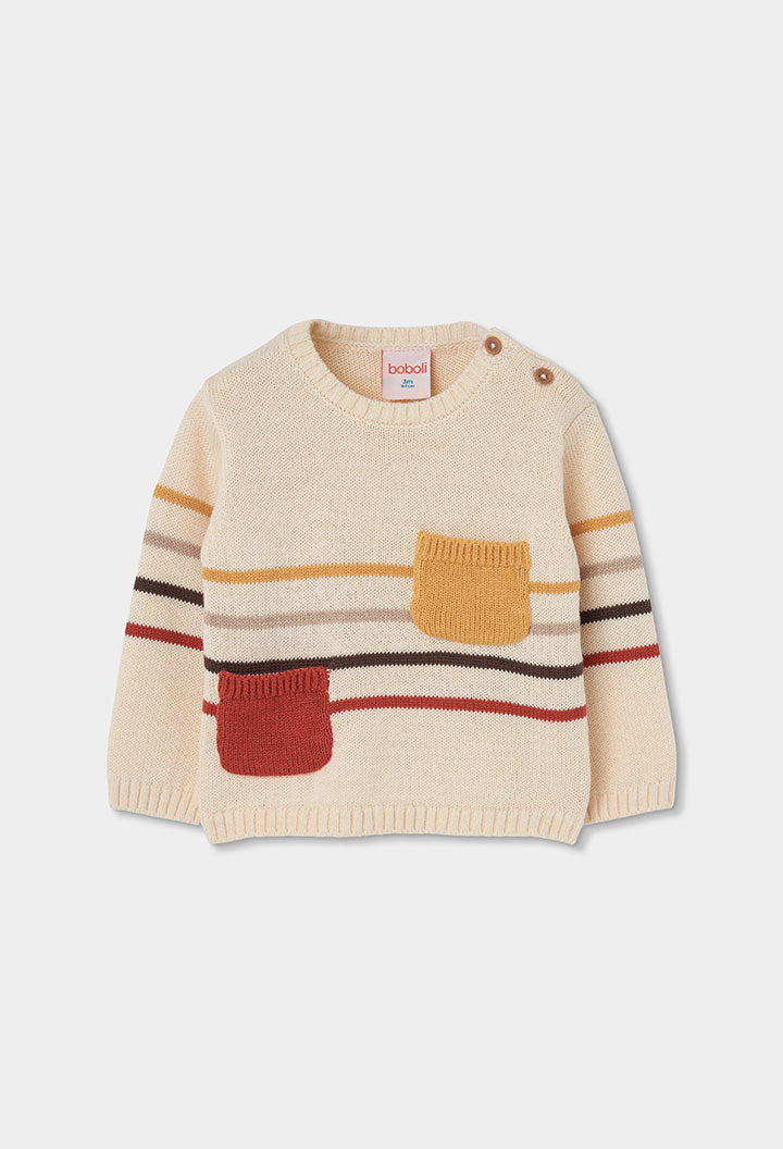 Conjunto punto de bebé niño
