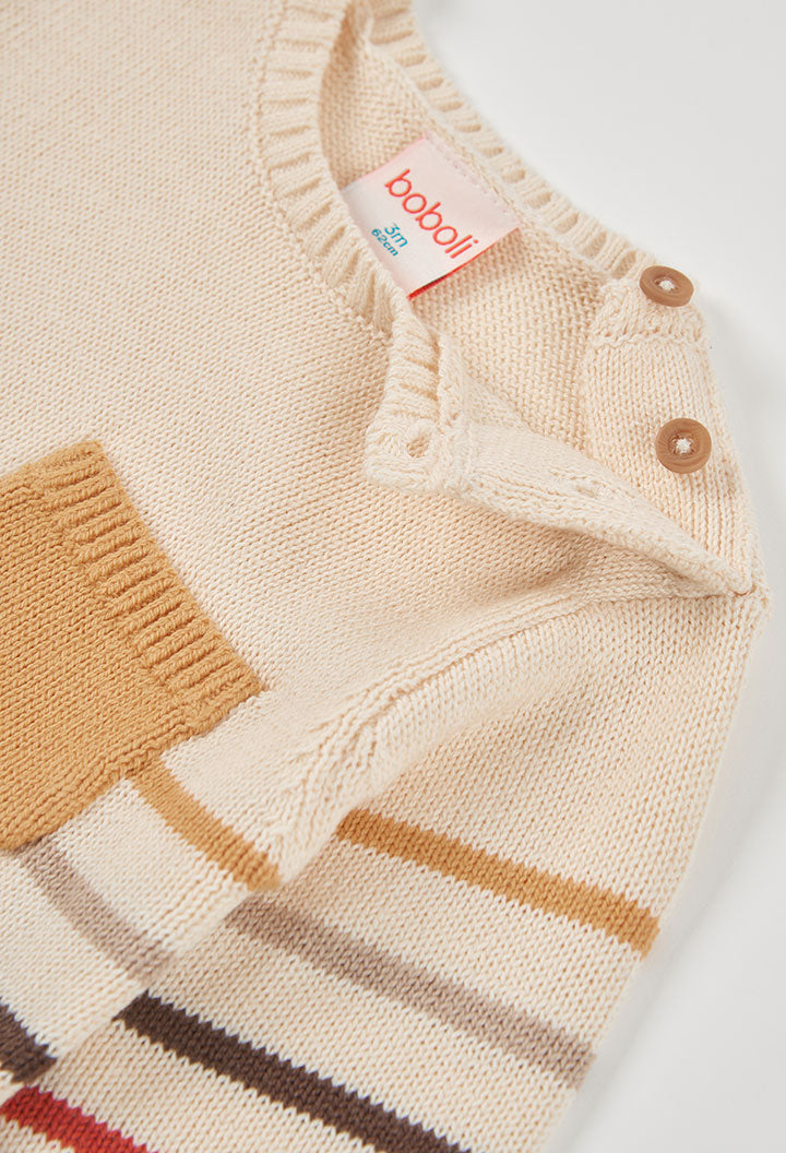 Conjunto punto de bebé niño