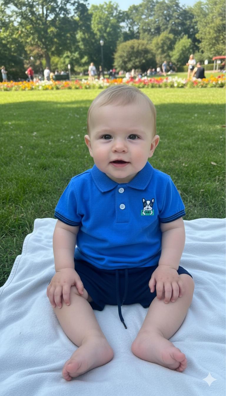 Conjunto Polo y Pantalón Bebé Niño