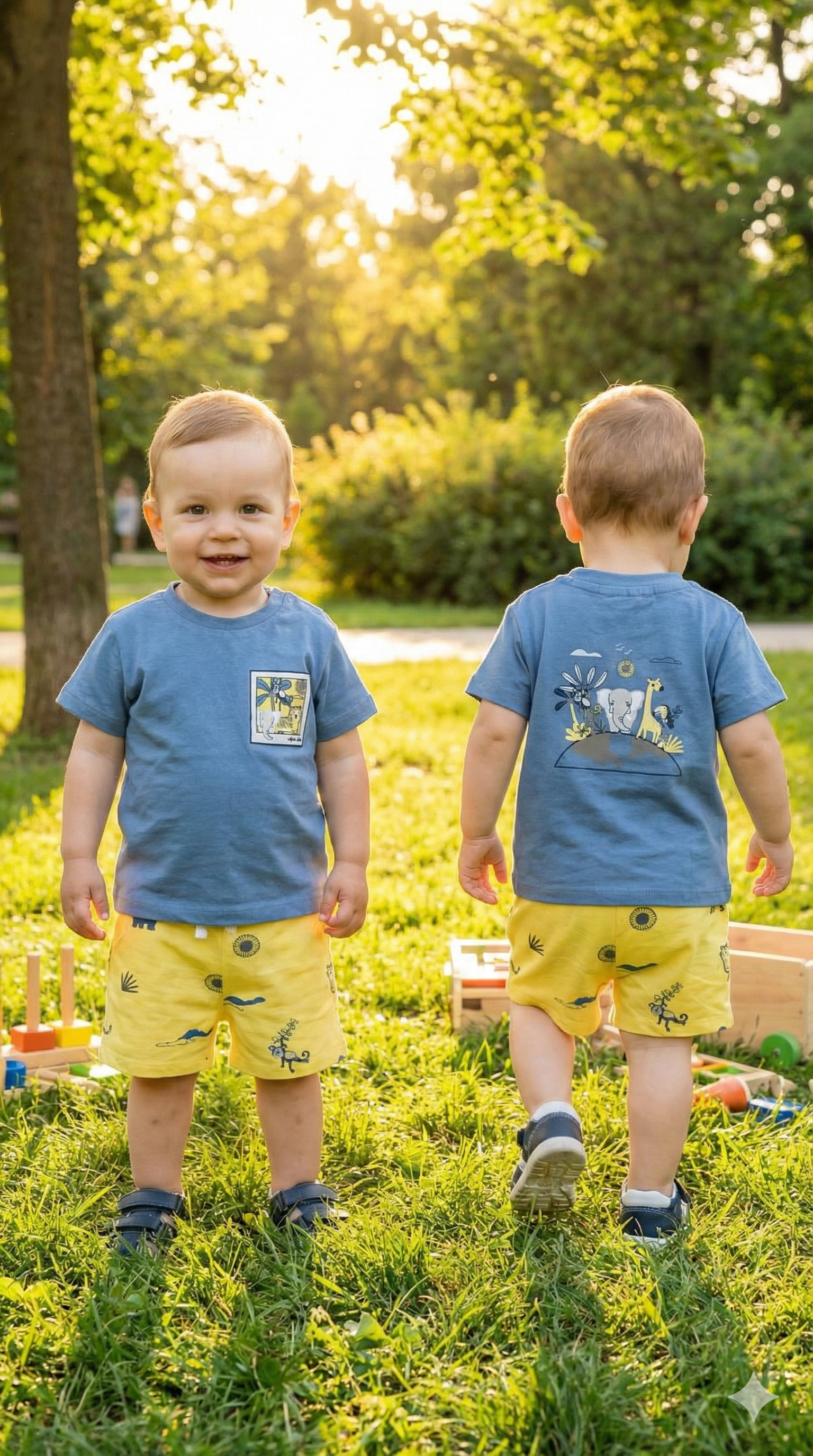 Conjunto Camiseta y Pantalón Safari Club Bebé Niño