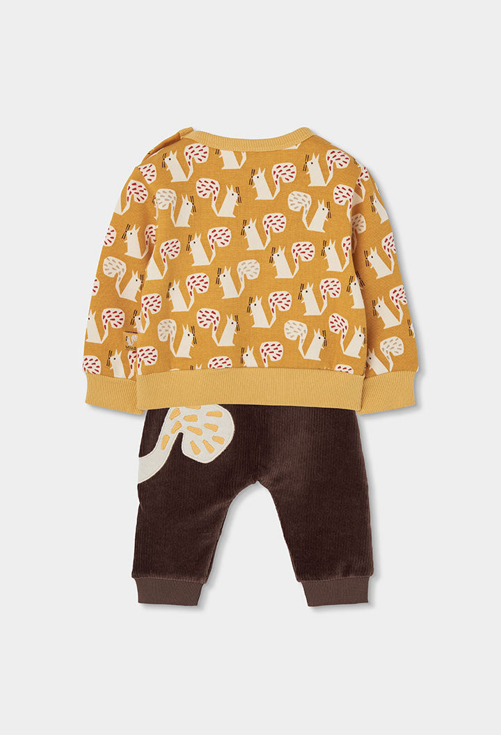 Conjunto punto de bebé niño