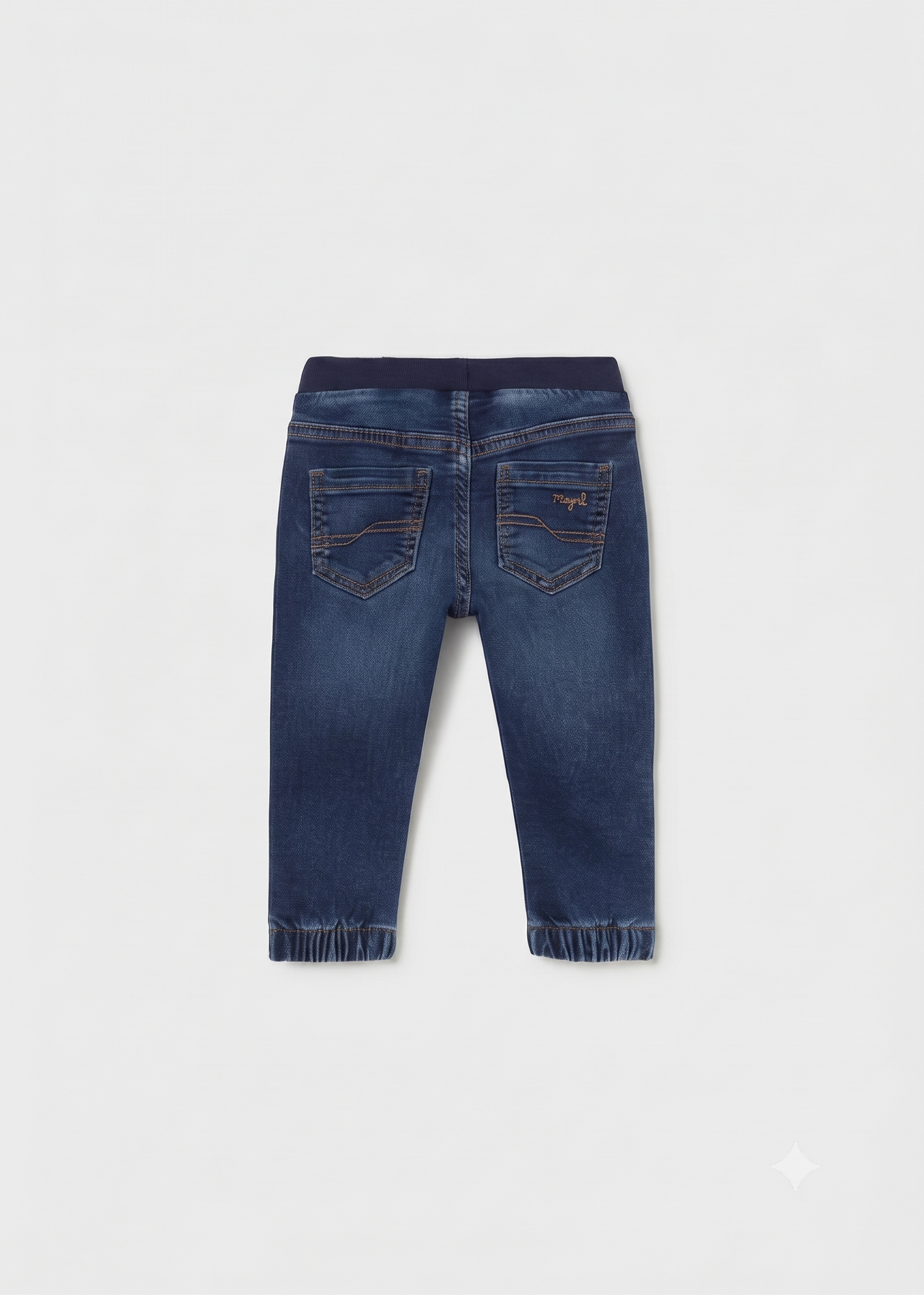 Pantalón estilo jogger con cintura elástica y cordón ajustable, bebé niño.