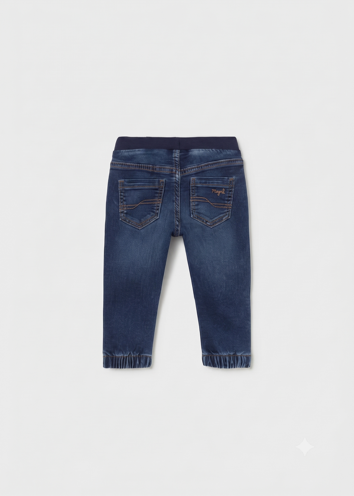 Pantalón estilo jogger con cintura elástica y cordón ajustable, bebé niño.