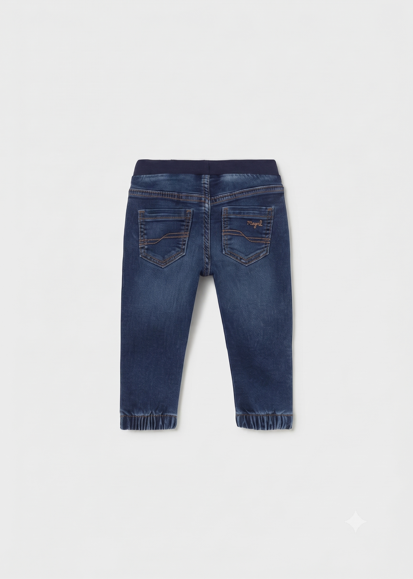 Pantalón estilo jogger con cintura elástica y cordón ajustable, bebé niño.