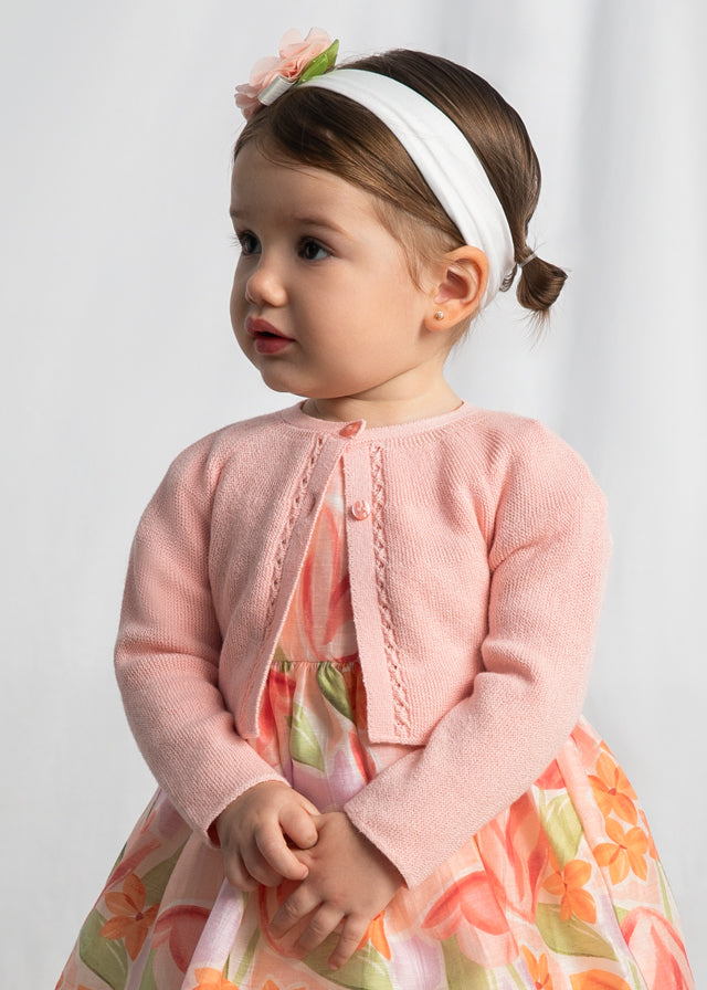 Rebeca tricot basica cuello redondo.