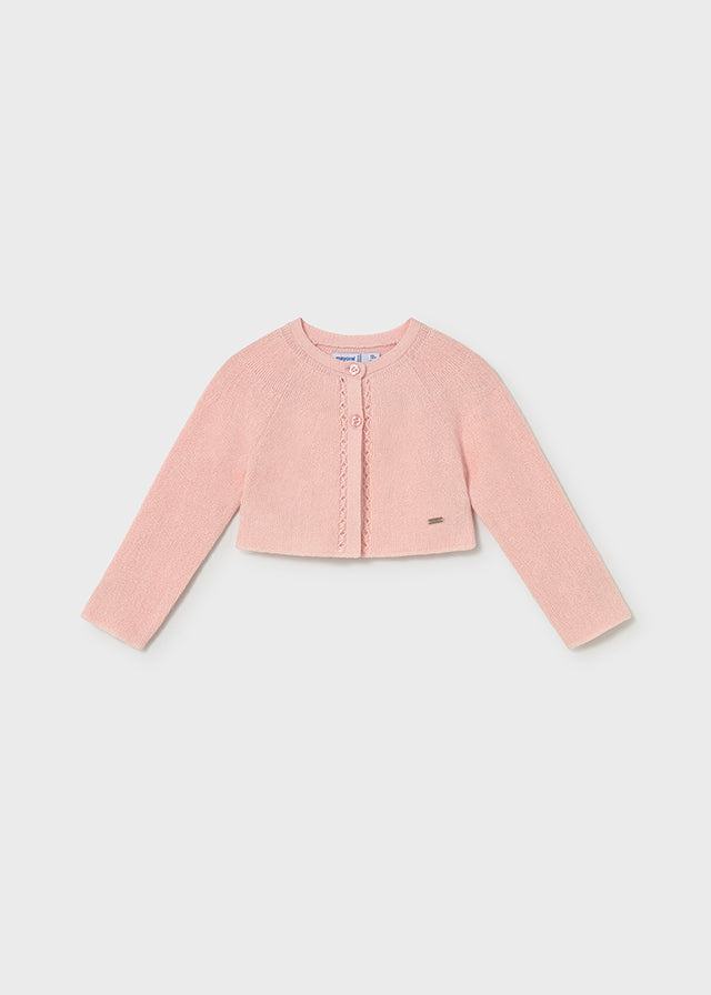Rebeca tricot basica cuello redondo.