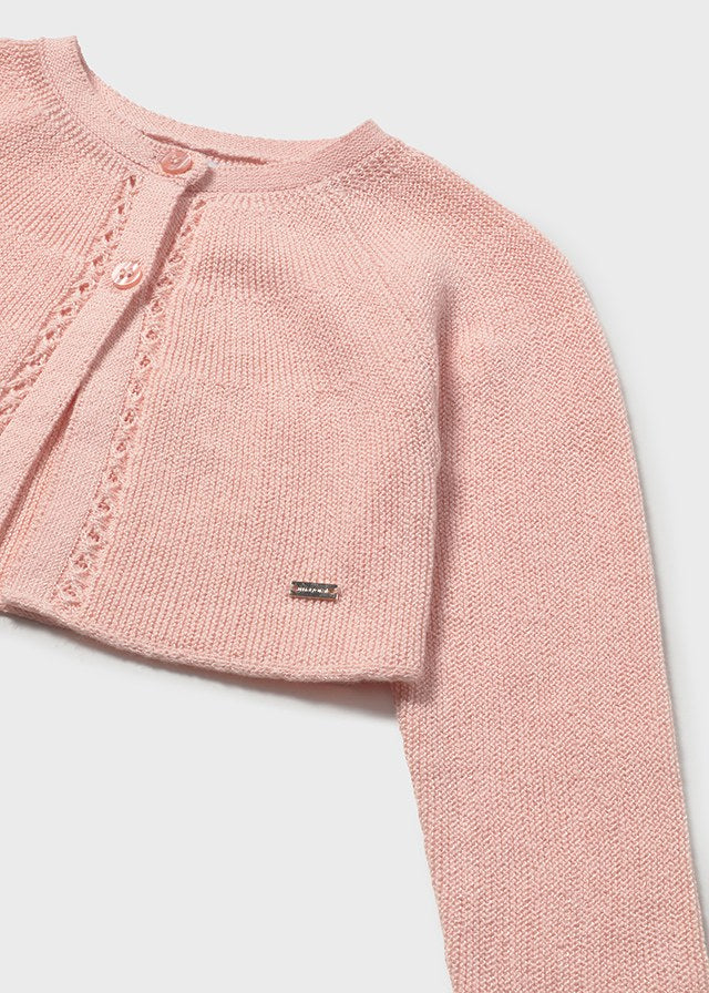 Rebeca tricot basica cuello redondo.