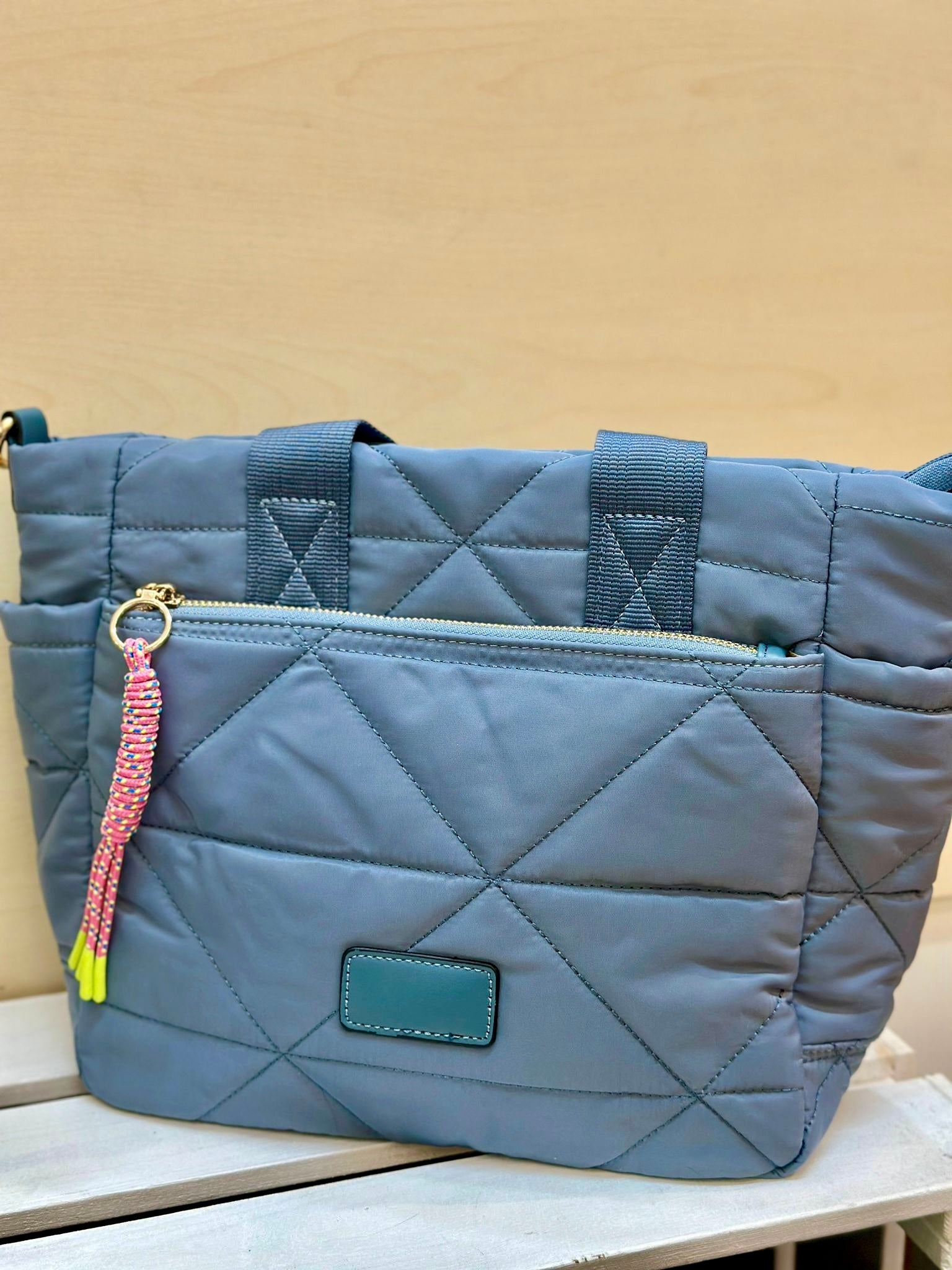 Bolso guateado 3 compartimentos