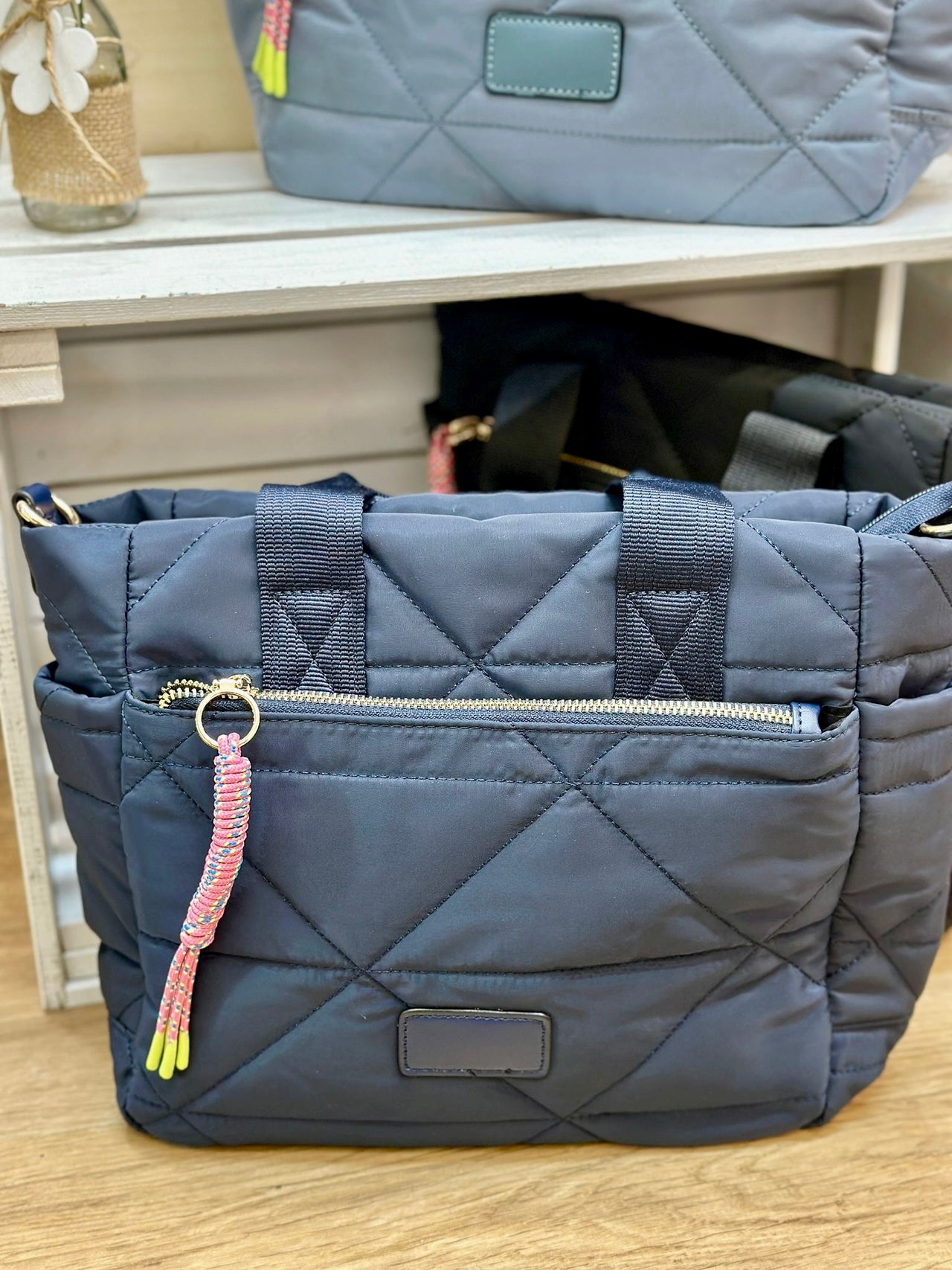 Bolso guateado 3 compartimentos