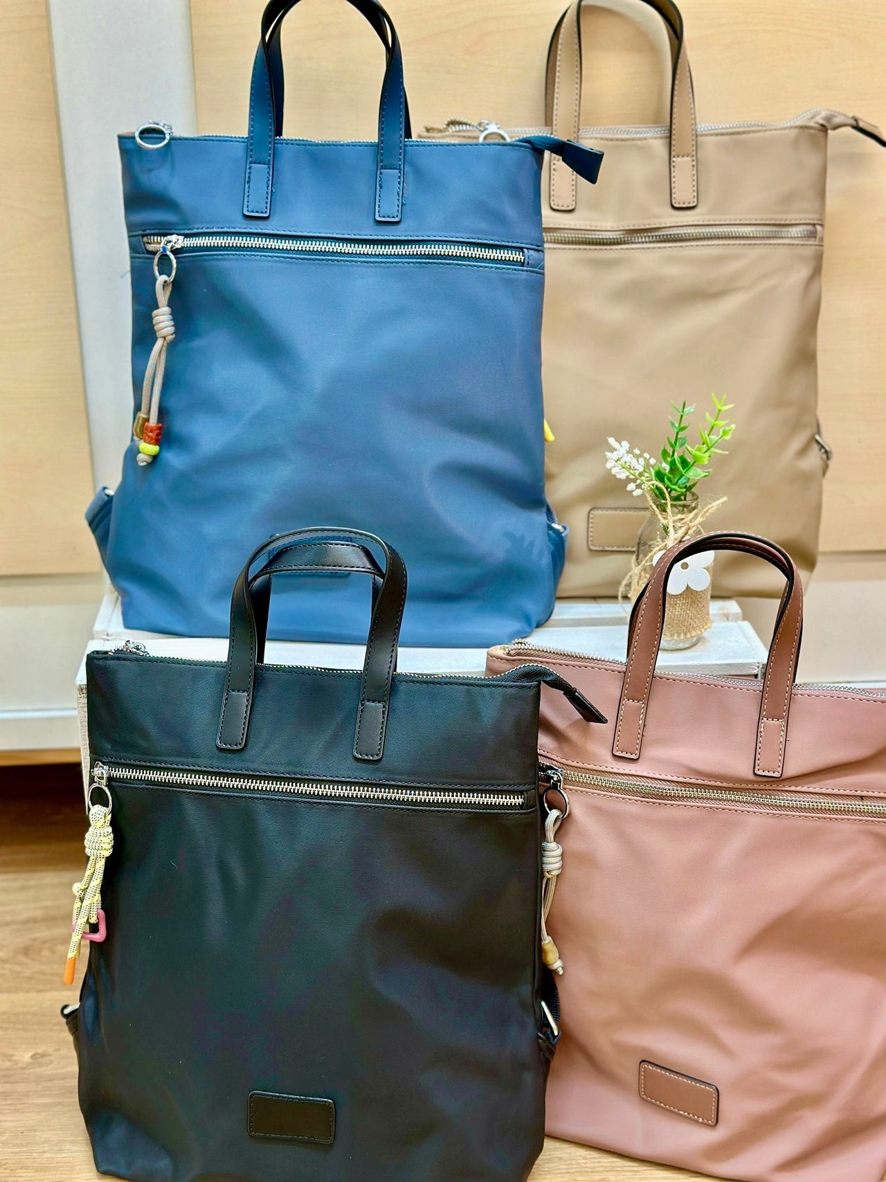 Mochila 3 cremalleras