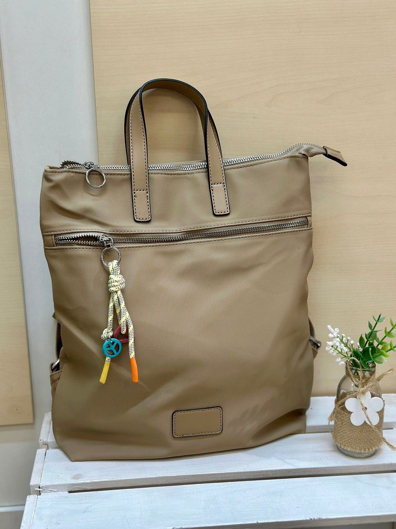 Mochila 3 cremalleras