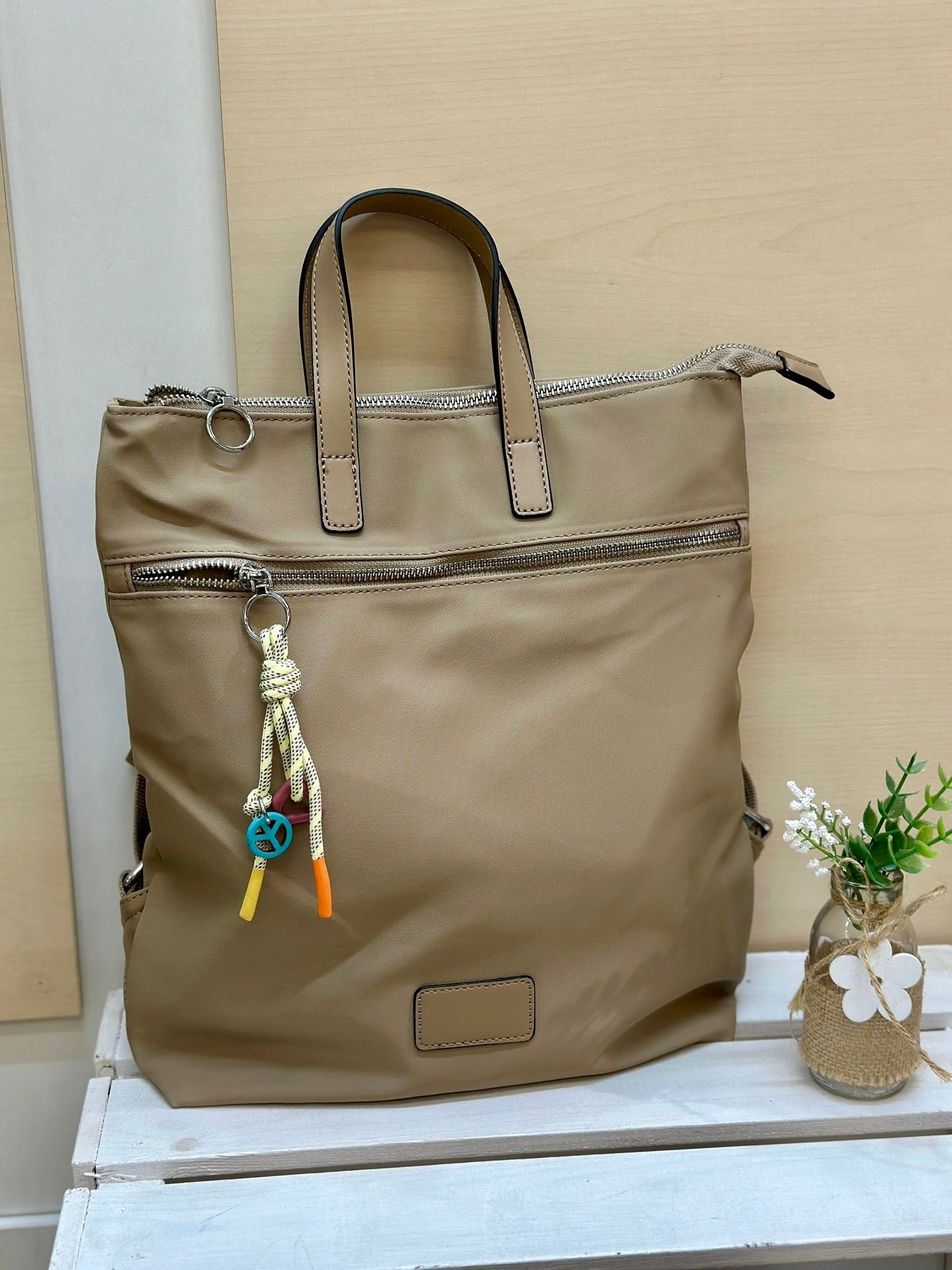 Mochila 3 cremalleras