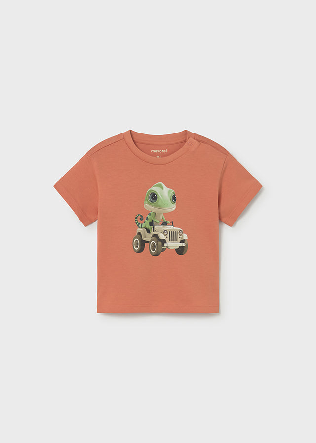 Camiseta manga corta animal
