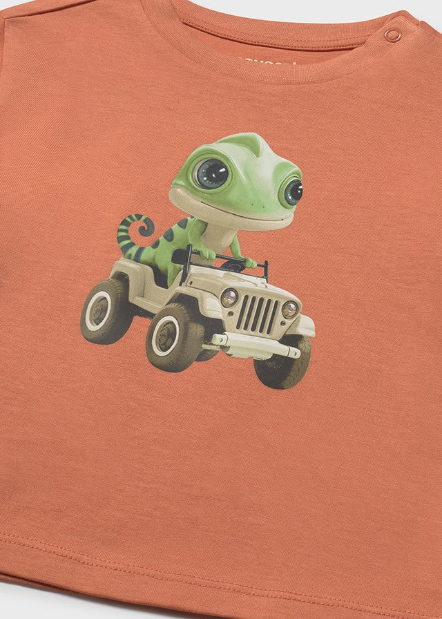 Camiseta manga corta animal