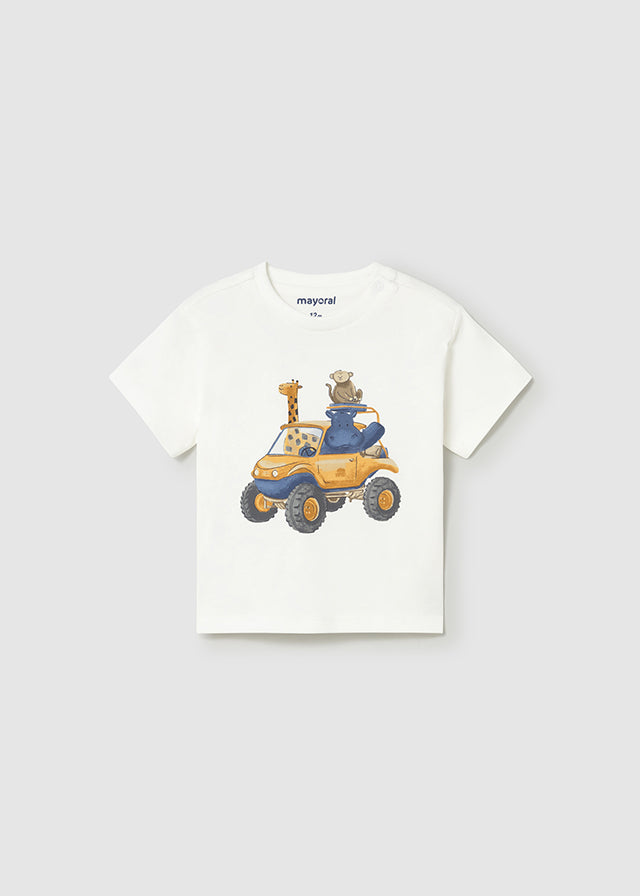 Camiseta manga corta vehiculo.