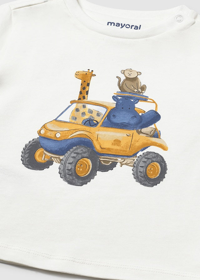 Camiseta manga corta vehiculo.
