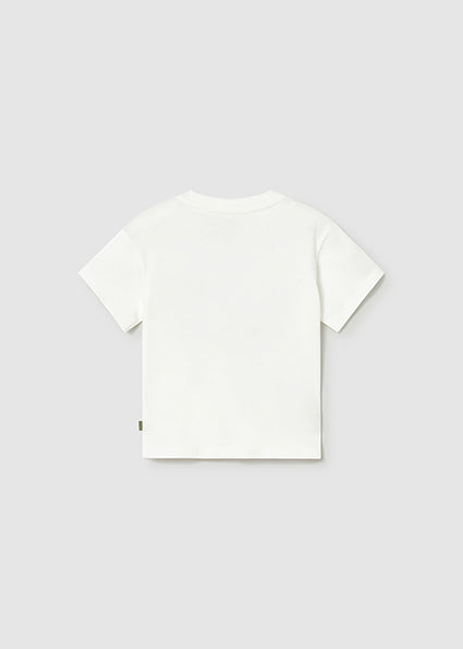 Camiseta manga corta aplique
