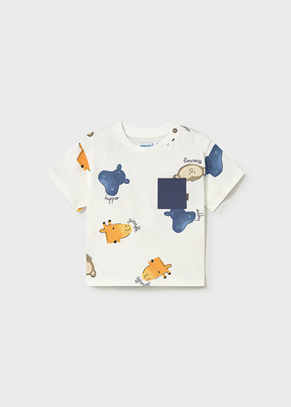 Camiseta manga corta estampada