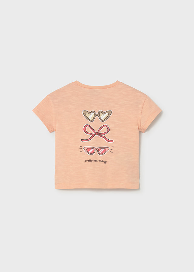Camiseta manga corta grafica espalda