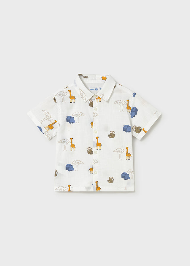 Camisa manga corta estampada