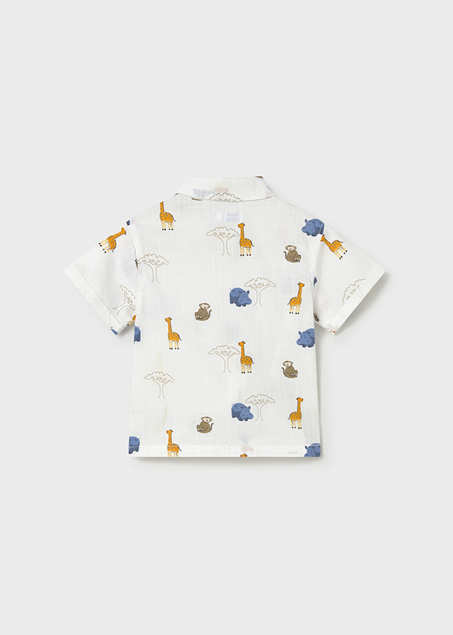 Camisa manga corta estampada