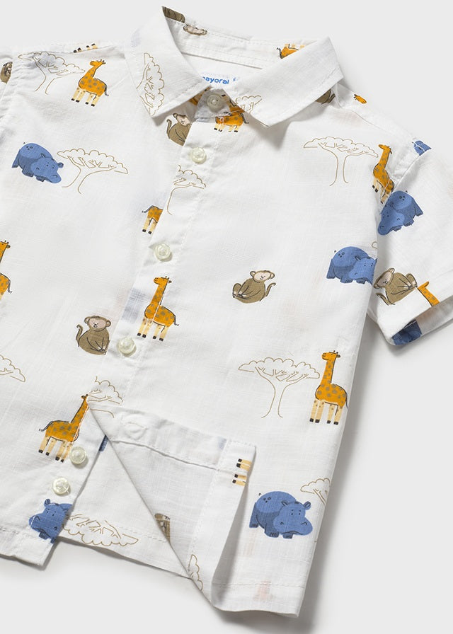 Camisa manga corta estampada