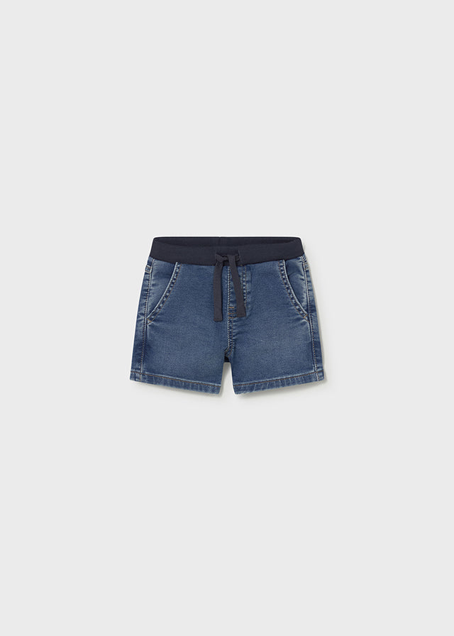 Bermuda soft denim jogger