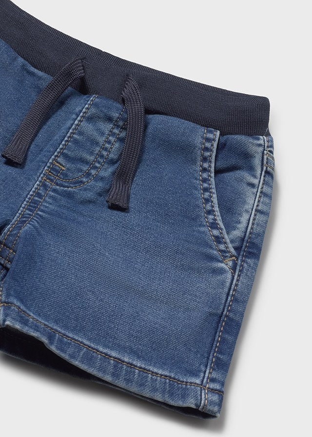 Bermuda soft denim jogger