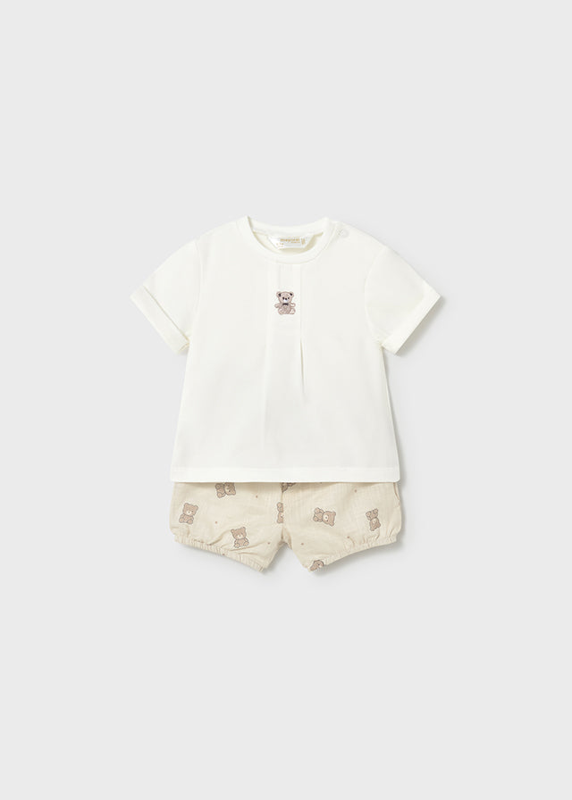 Conjunto pantalon corto camiseta