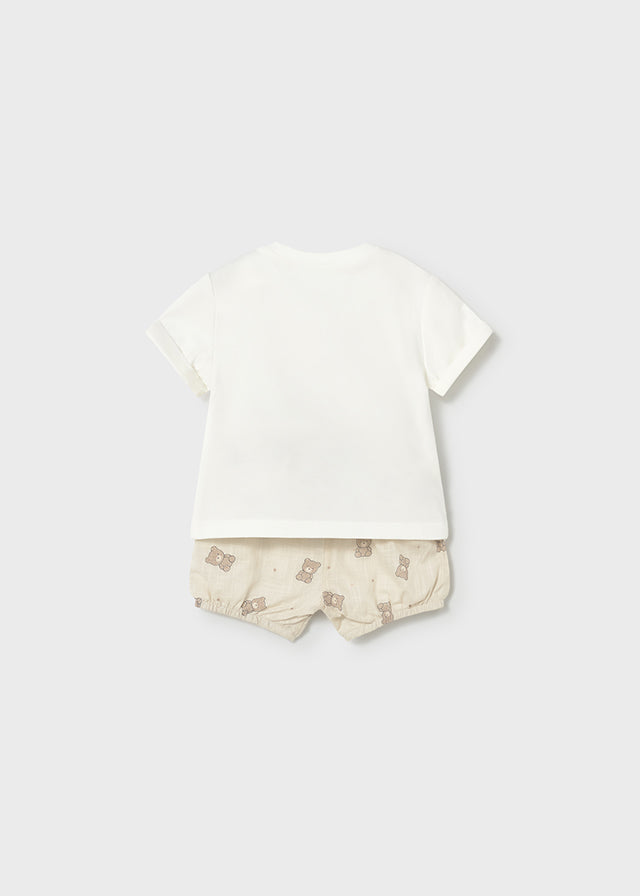 Conjunto pantalon corto camiseta