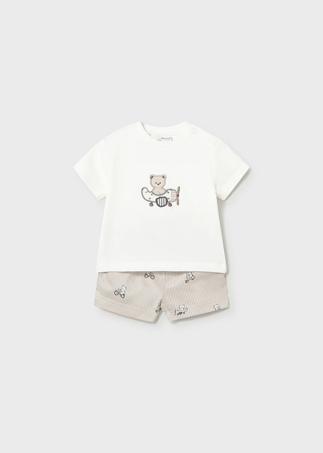 Conjunto pantalon corto camiseta
