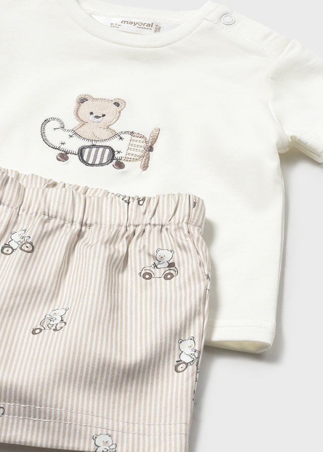 Conjunto pantalon corto camiseta