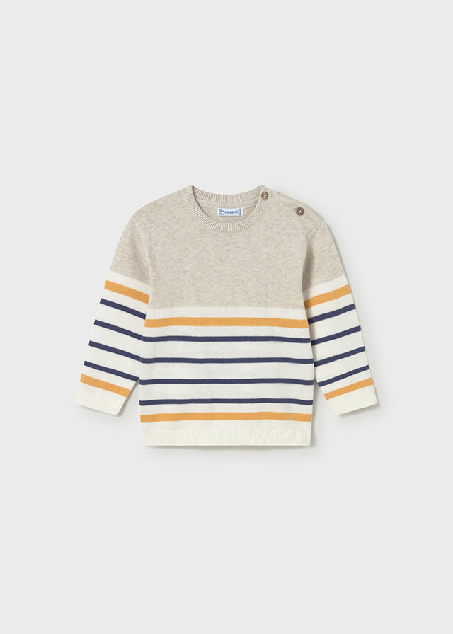Jersey de bebé niño a rayas.