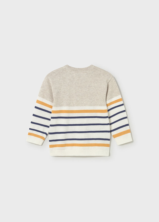 Jersey de bebé niño a rayas.