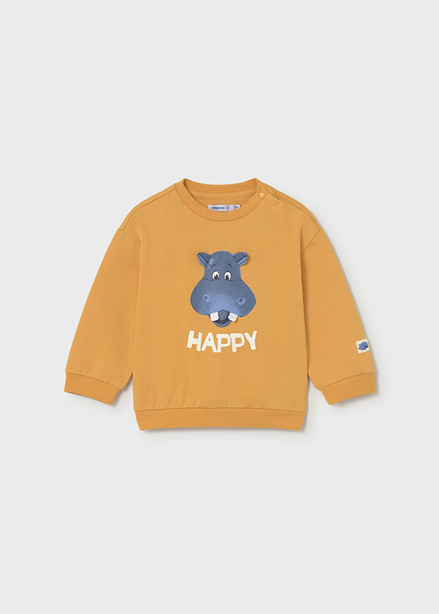 Sudadera bebé con estampado