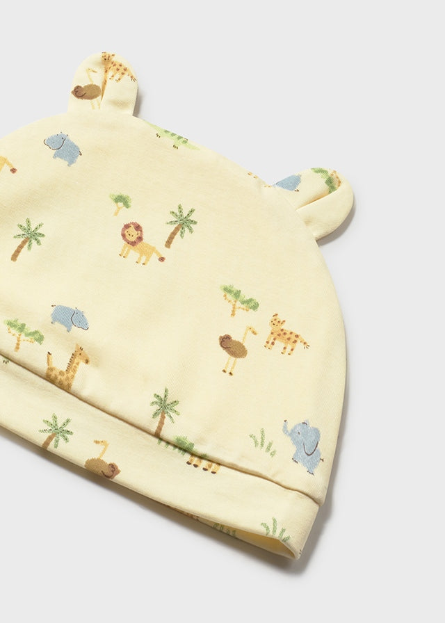 Conjunto polaina body y gorro.