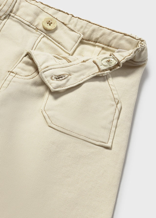Pantalon largo sarga